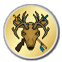 Large stag Hunter - Gold